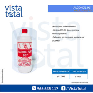 Alcohol 96° grados