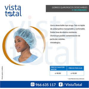 Gorros Quirúrgicos Desechables